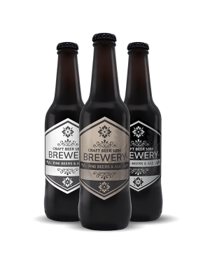 Premium Lager, Bronw Ale e Stout